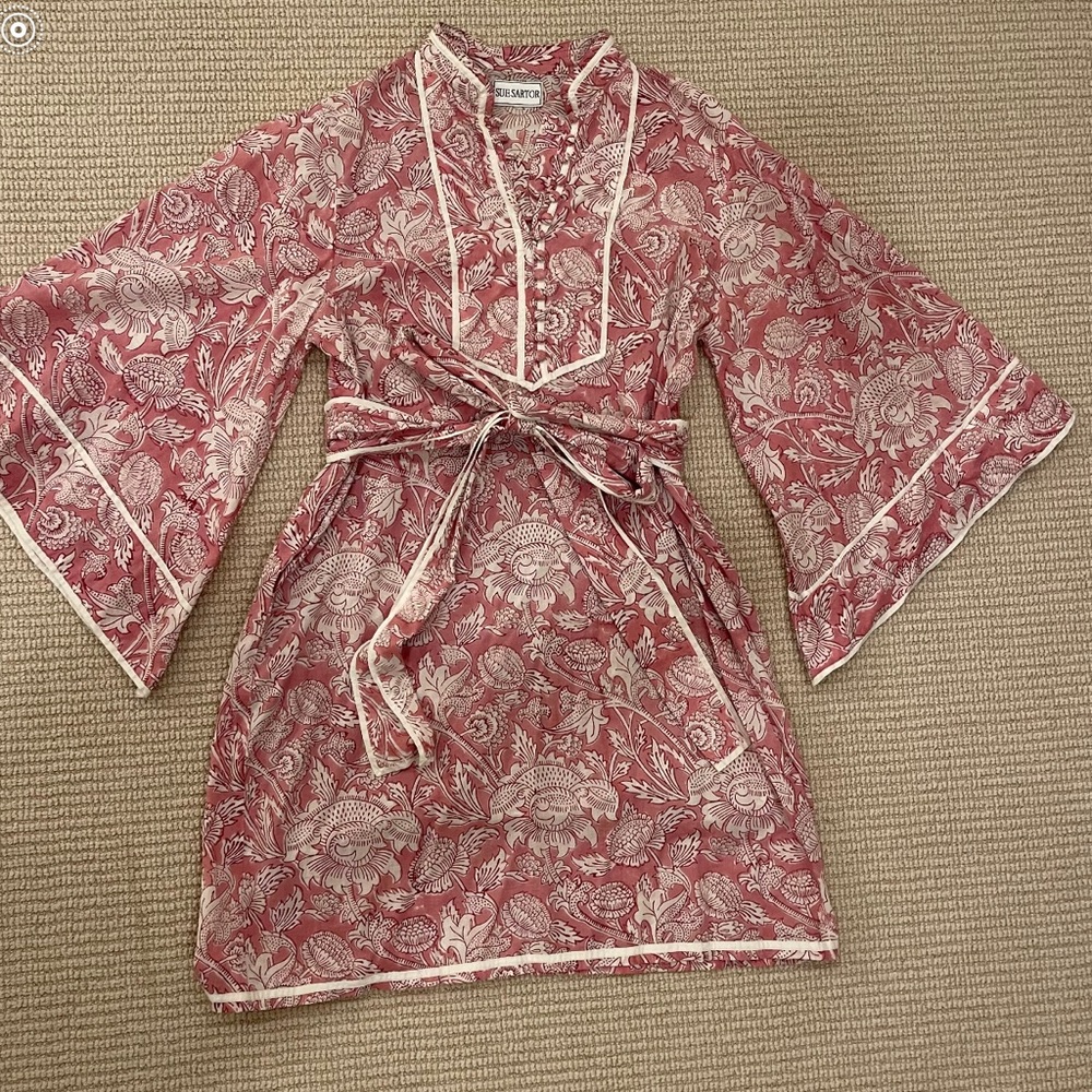 Sue Sartor short Kaftan dress XS